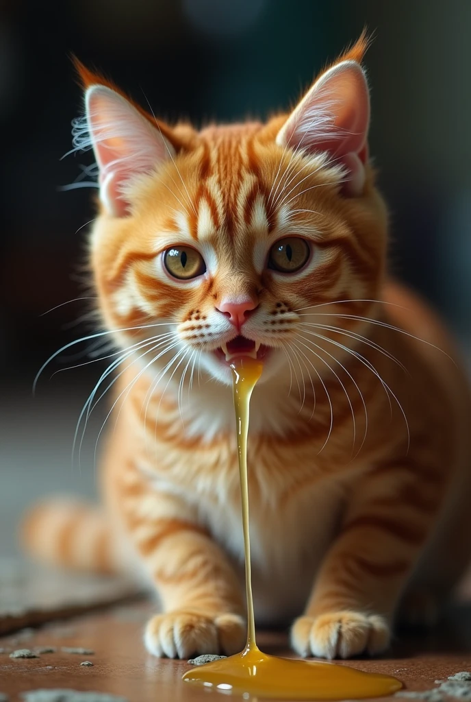 The pussy is leaking