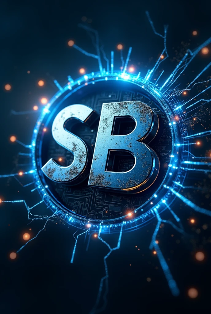"SB" brand logo,theme electric engineering 