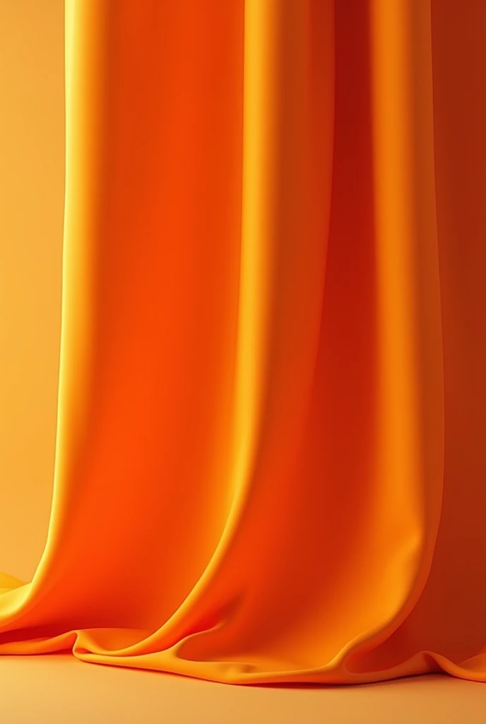 orange courtain