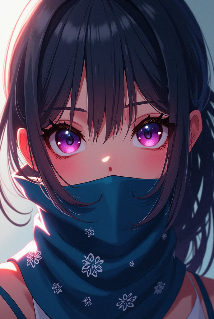 Anime hot girl face cover bandana