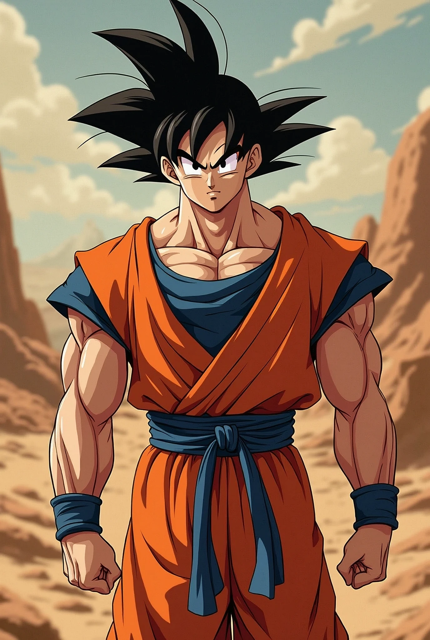 naked goku