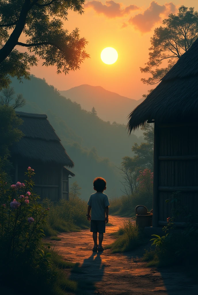 एक छोटे से गाँव में, जहां शाम होते ही अजीब आवाजें आने लगती थीं, वहाँ एक मासूम बच्चा, अंश, अपने माता-पिता के साथ रहता था।