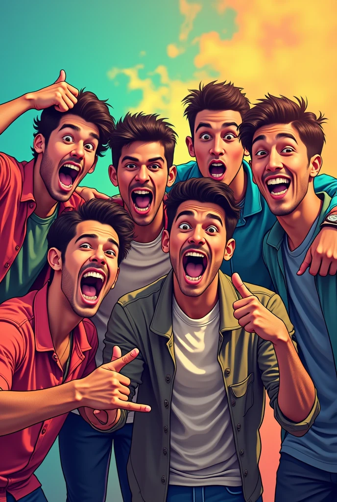 Create comedy profile picture for Instagram written Lafda boys
