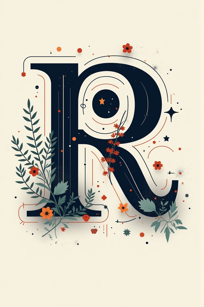 Unique Rahul word designing logo 