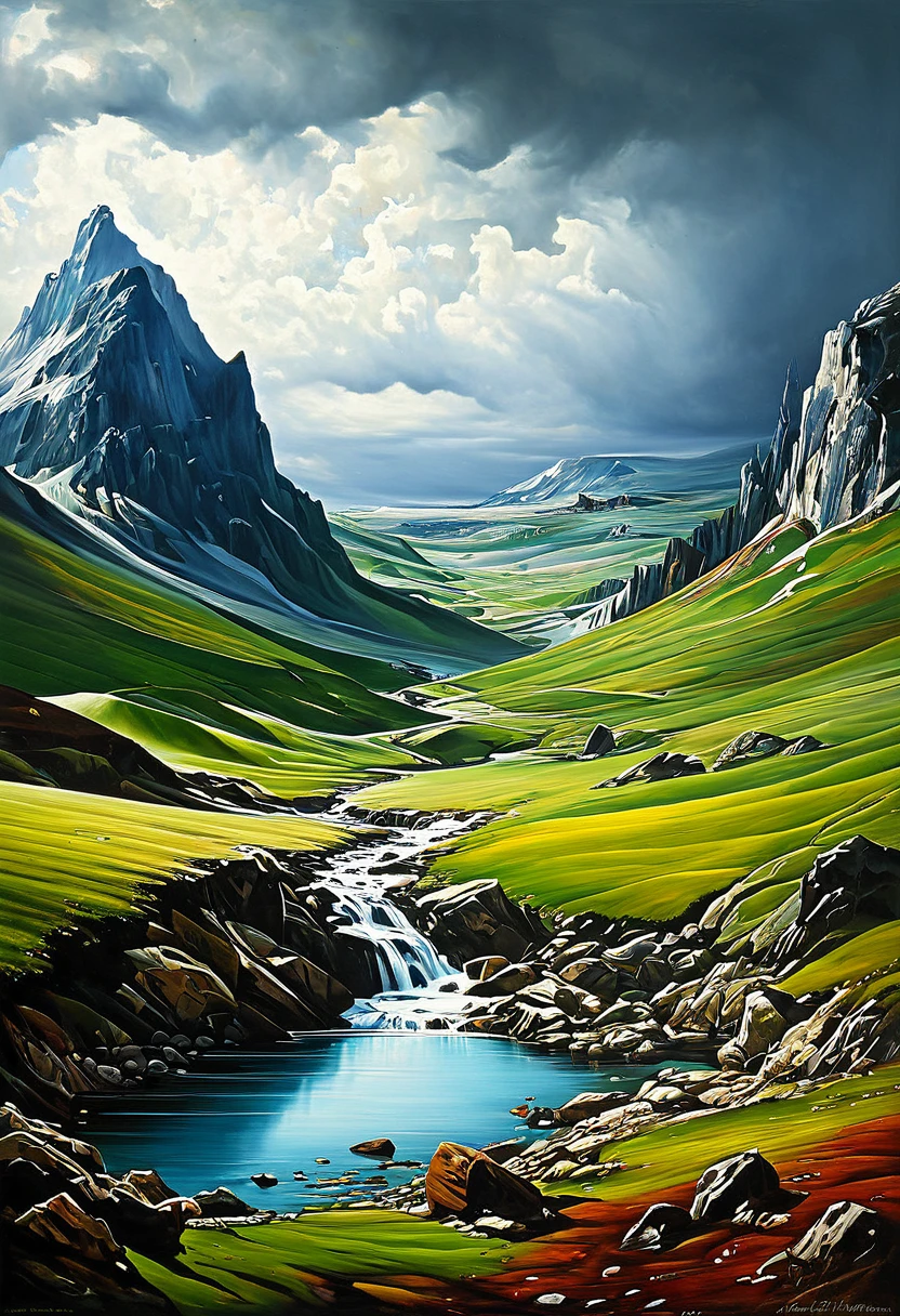 Surealism landscape