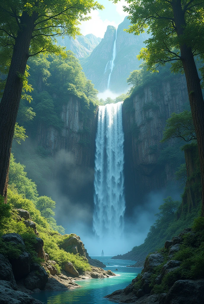Great Forest、waterfall、