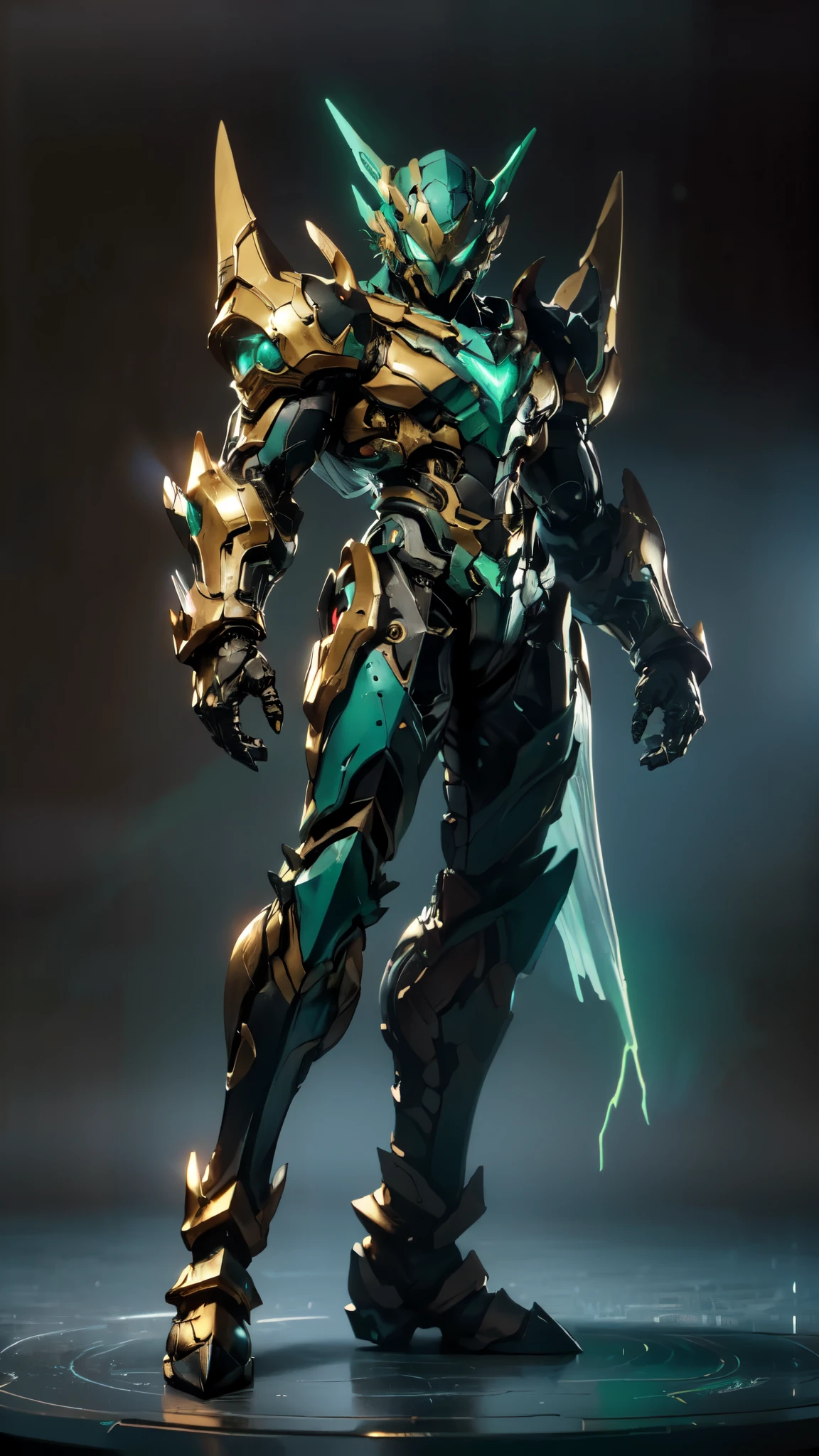 (masterpiece:1.5, best quality:1.5, extremely delicate:1.5, superhero pose:1.5), a man wearing a full-face helmet, a fantasy-style biotech armored combat suit, green eyes, (a composite layered chest armor), fully enclosed shoulder guards, matching arm and leg guards, belt of Neon circuit, (the color scheme is primarily black with green and red accents), the design balances heavy with agility, a high-tech bio-mecha armor, (Armor Concept Inspired by Samurai, stand on the top of a skyscraper in a futuristic sci-fi city), this character embodies a finely crafted fantasy-surreal style armored hero in anime style, exquisite and mature manga art style, (element, plasma, energy, the armor glows), ((male:1.5)), metallic, high definition, highres, ultra-detailed, ultra-fine painting, professional, perfect body proportions, golden ratio, anatomically correct, symmetrical face, extremely detailed eyes and face, high quality eyes, creativity, RAW photo, UHD, 32k, Natural light, cinematic lighting, masterpiece-anatomy-perfect