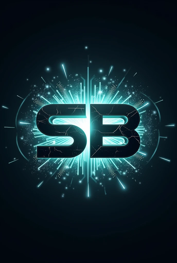 "SB" brand logo,theme electric engineering ,