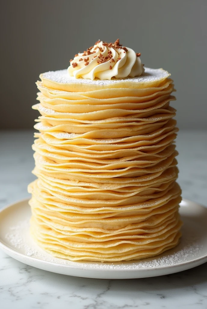 Mille crepe cake