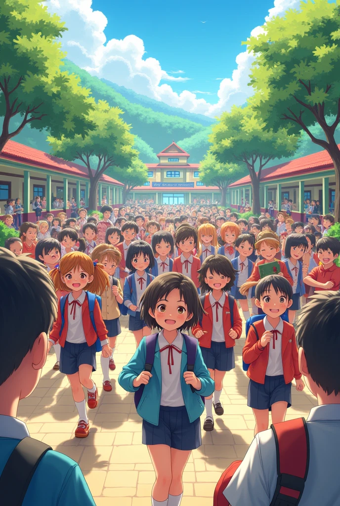 lots of School student school back