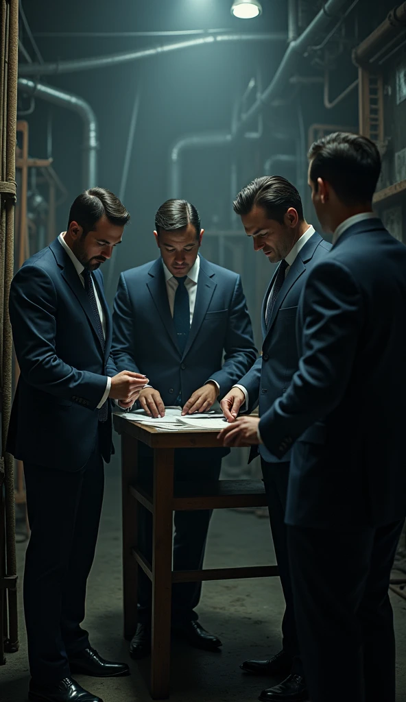 Suit Men night work