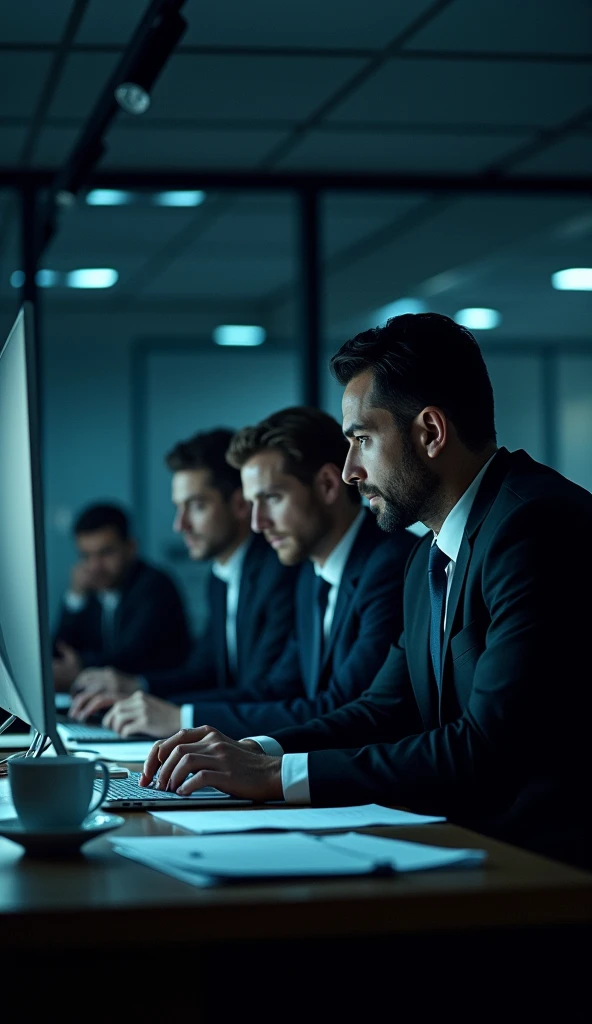 Suit Men night overtime