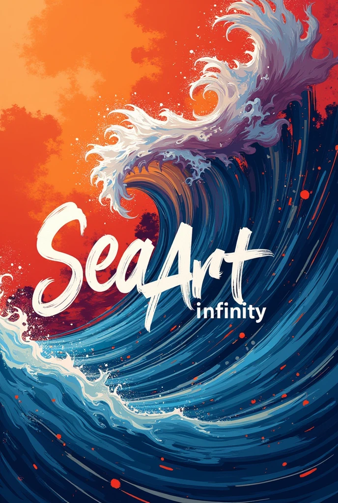 Create artistic and abstract posters，To demonstrate the creative potential of “SeaArt Infinity”. Design should be dynamic and expressive, Features rotating colors, bold brushwork, and fluid shapes that merge and blend into each other. &quot;SeaArt Infinity&quot; text should be integrated into the design, Almost like it&#39;s part of a work of art, Use hand-drawn or calligraphic fonts. Backgrounds should be a dynamic mix of bright and contrasting colors, Create a sense of energy and movement. The overall style should be bold, rich and colorful, Visually engaging, Highlighting the artistic possibilities of models. (Ultra-high quality: 1.3), High contrast, HDR, 8K, Modern design, Professional layout.