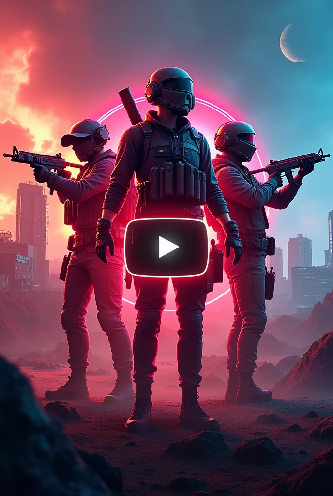 YouTube gaming logo with free fire