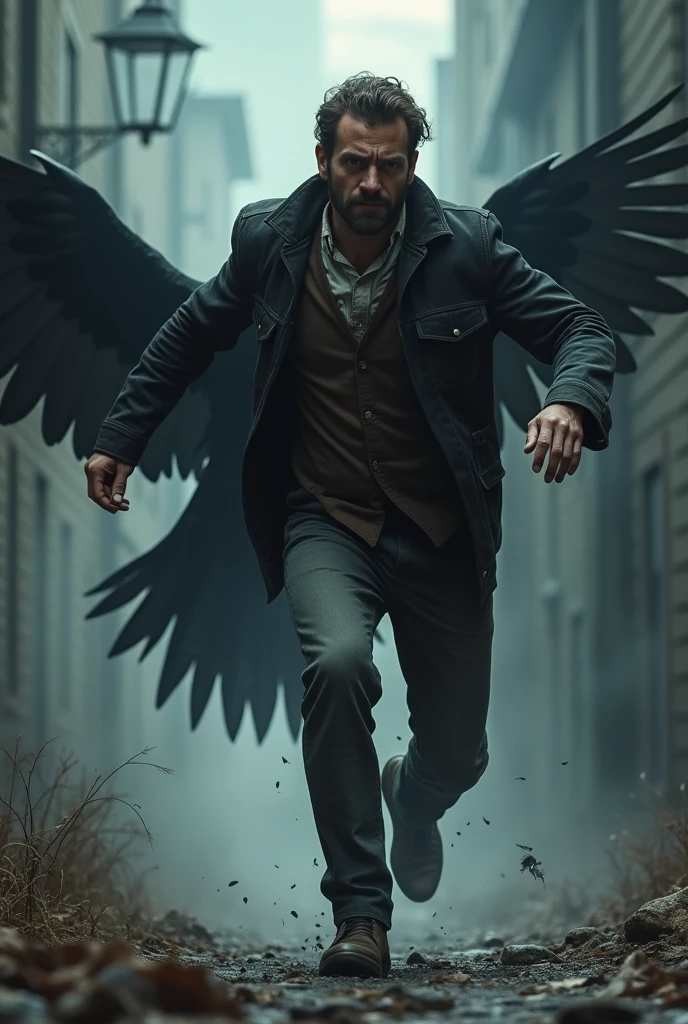 Man ran way from crow from rumor to took away ear