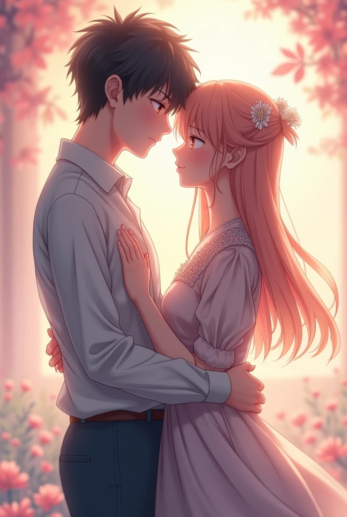 Kanato Sakamaki and Yui Komori are best friends.