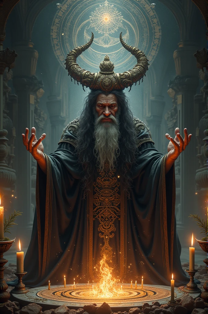 Tantrik doing black magic 