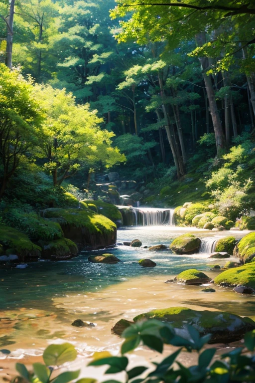 Highest quality、masterpiece、Lush forest