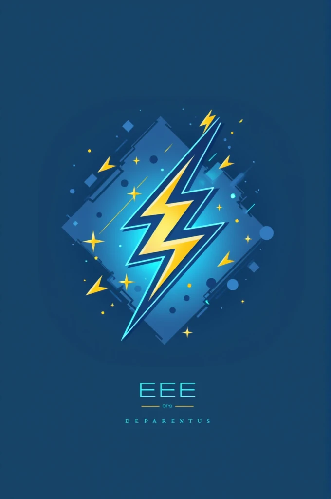 A logo for EEE department with electricity