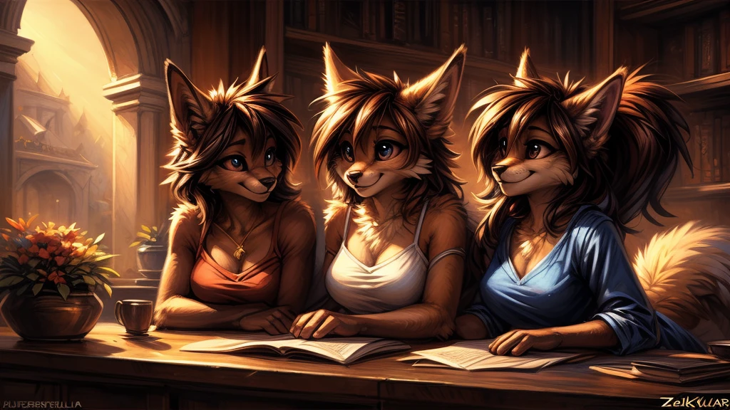 dynamic angle, top quality, best quality, High-quality illustrations, masterpiece, super high resolution, detailed background, detailed background, Romeo and Juliet, group shot:0.1 6+girls, Happy, joyful, absurdres(highly detailed beautiful face and eyes)perfect anatomy(kemono, furry anthro),
sexy, uploaded to E621, beautiful and professional detailed of a anthropomorphic Beautiful girl. uploaded to E621, ((by fluff-kevlar, by Zackary911, by Kenket, by Kilinah, by fluff-kevlar)), ((. with beautifully dramatic lighting.)) ((large eyes,)) detailed ears, slim body, large breast)), teenager ((18years),
