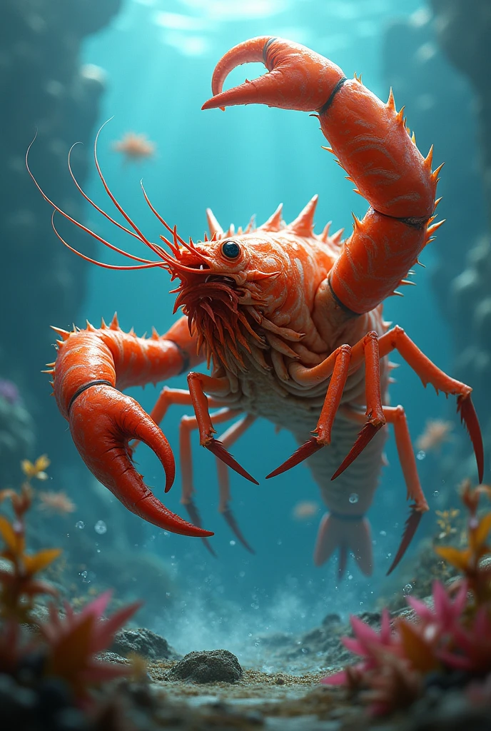 Fighting shrimp