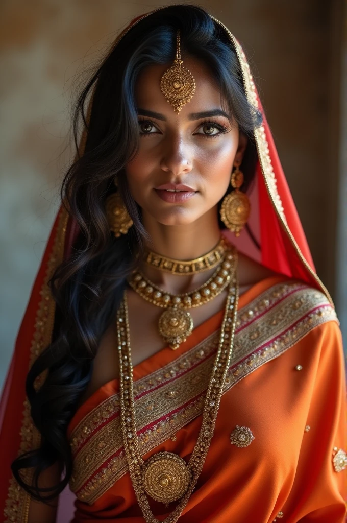 1: she is hot, sexy and beutiful hory hindu woman in saree
2 : he is bully Muslim man weared holy muslim cap