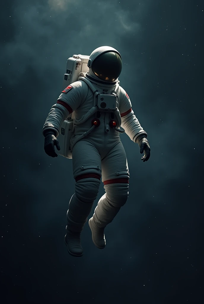 Suggest a thumbnail a man stuck in space