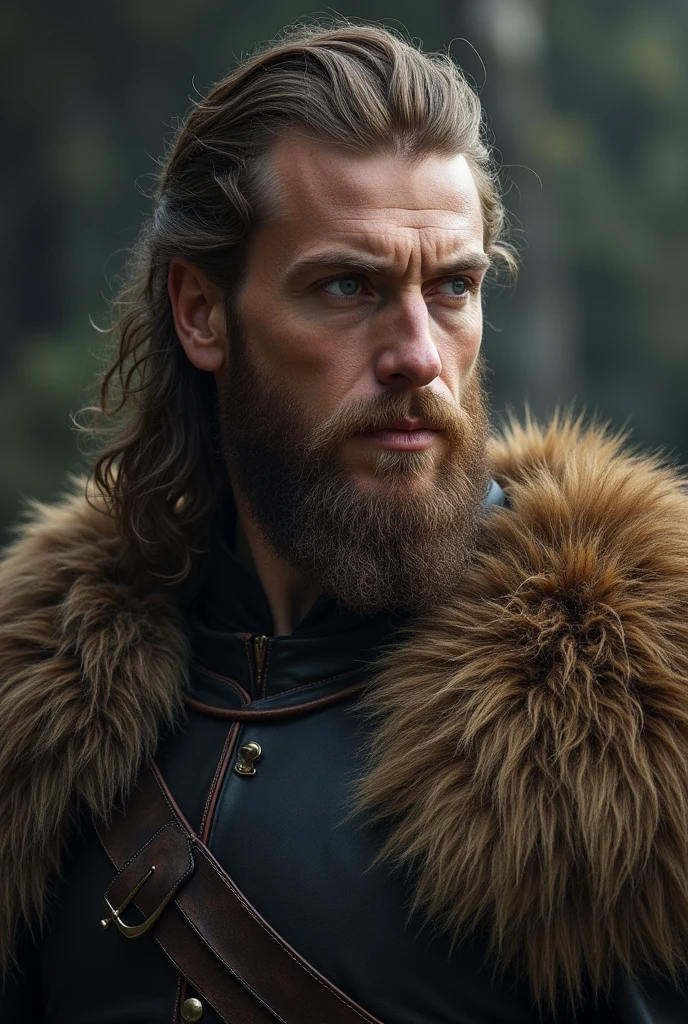 uses a completely different face to make a Viking king
