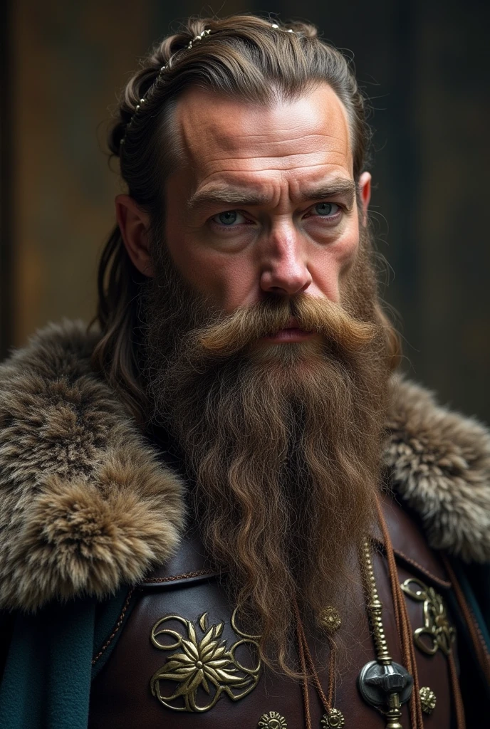 use a completely different face to make a Viking king from the year 561