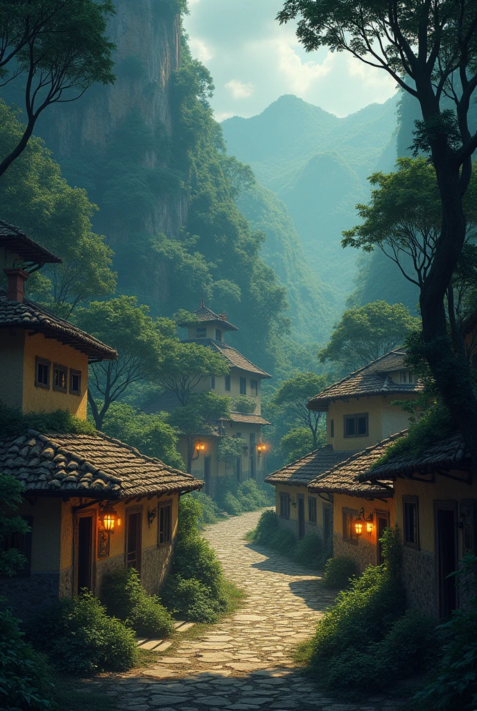in the heart of Brazil, A small village, similar to historical cities, Enchanted Village call, Surrounded by a lush Magic Forest

This village was protected by magical creatures and ancient mysteries.