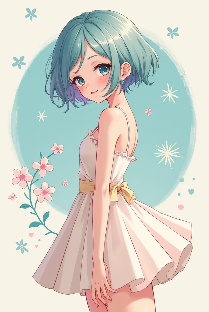 Girl in manga style