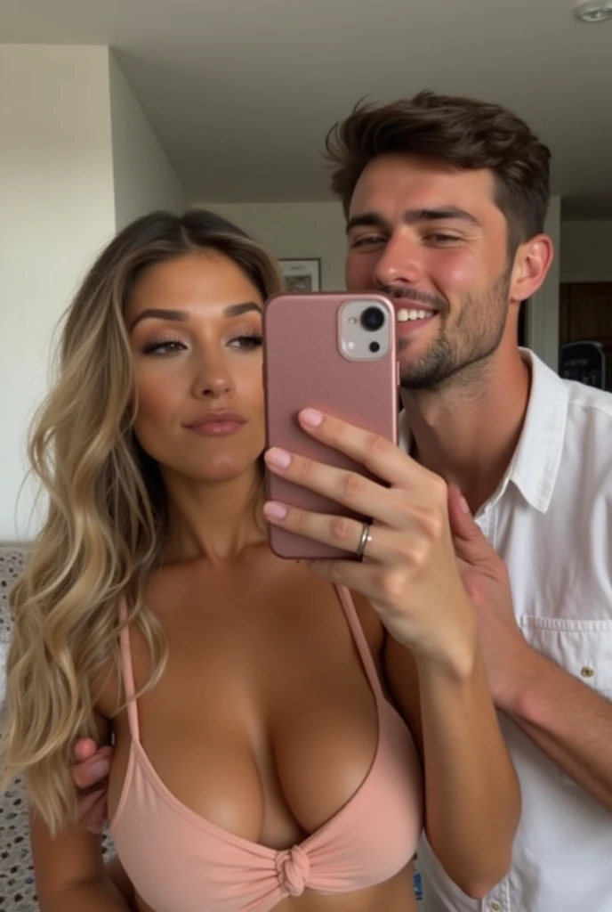 grace caroline currey selfies big boobs with boyfriend  grab boobs
