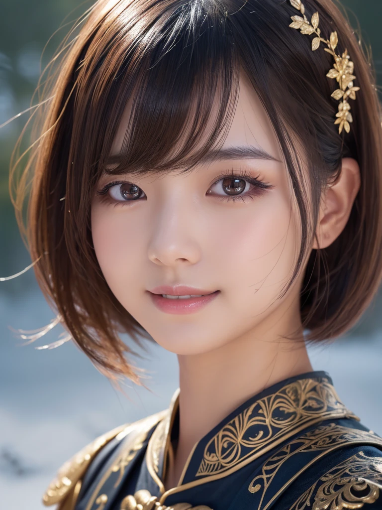 head shot,beautiful detailed eyes, droppy eyes,beautiful detailed lips, extremely detailed eyes and face, long eyelashes, 1japanese girl, fantasy character, (サンタクロース　costume:1.25),smile,short hair,highly detailed, dramatic lighting, glowing effects, mist, intricate details, volumetric lighting, cinematic composition, hyper realistic, 8k, best quality, masterpiece, photorealistic,Highres fix,雪が降る夜
