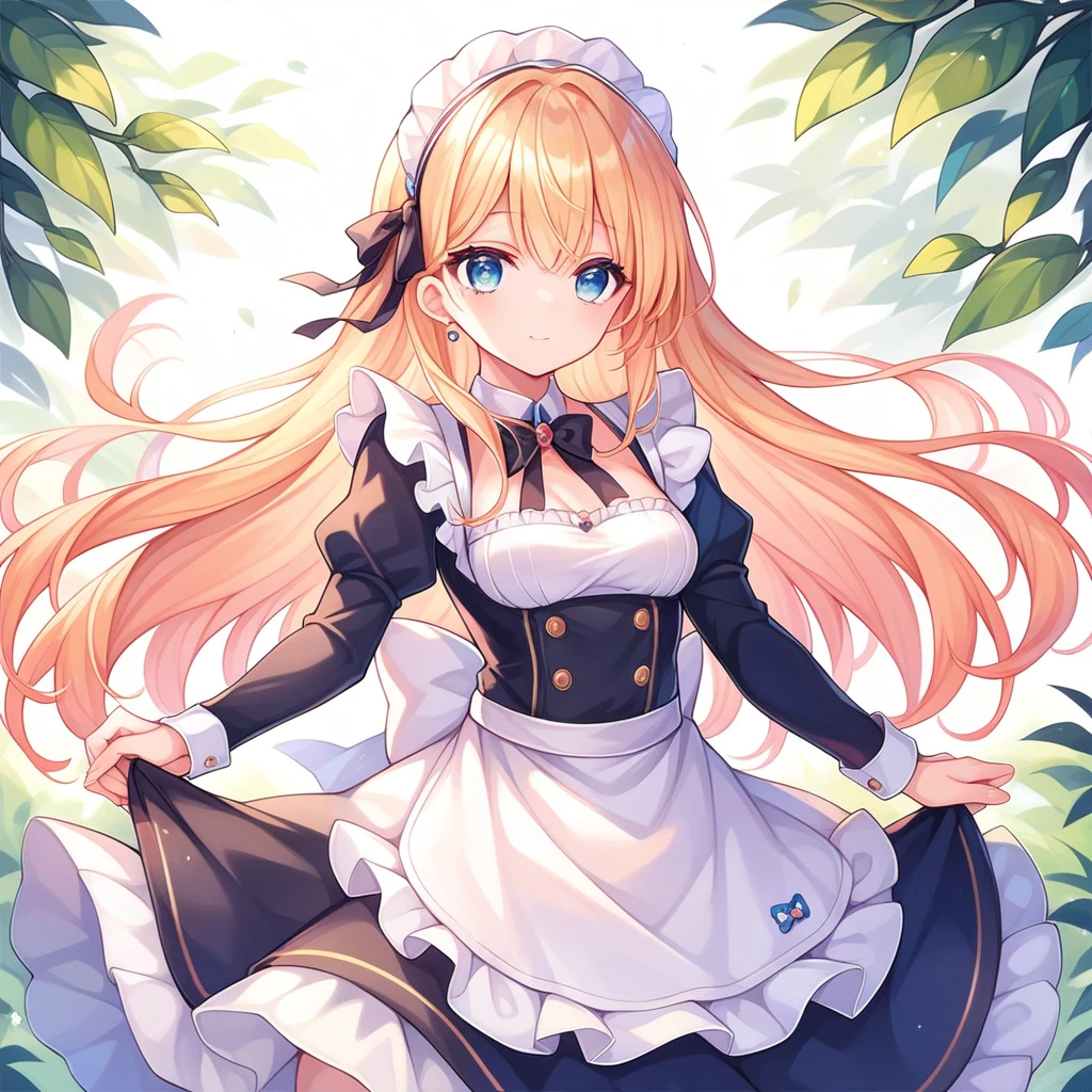 score_9, score_8_superior, score_7_superior (score_9:0.9),score_8_superior,score_7_superior,Anime Style,evaluation_Safety,(PDXL),Maid's Headdress,lira,Maid clothes,One girl,alone,View your viewers,Elf Ears,Medium chest,Black Hair,robot,