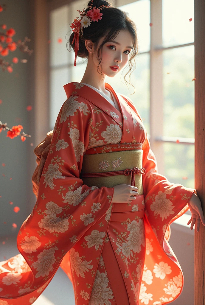 The beauty of Japanese kimono
