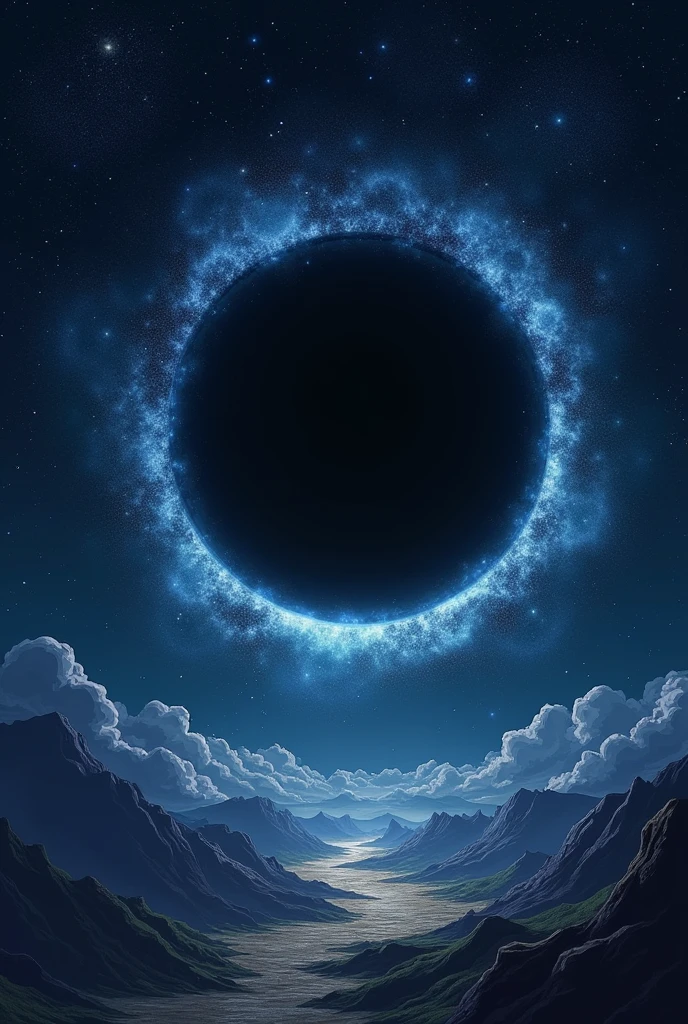 Swallow everything、漆黒のBlack Holebut、universe空間にぽっかりと口を開けている。It even absorbs ambient light..、Create a figure that distorts time and space、Fearと畏怖を感じさせる。In the distance、Black Holeの重力に引き寄せられるStar々but、赤く輝きなbutら崩壊していく様子but描かれている。美しいAnime Landscape, landscape painting, Beautiful Numbers, Andreas Rocha, Beautiful art illustration, Great wallpaper, Han Ruiwen, Tall and beautiful painting, Studio Ghibli Makoto Shinkai, Beautiful wallpaper, Anime Landscape, universe, Pitch black, Black Hole, Star, Fear