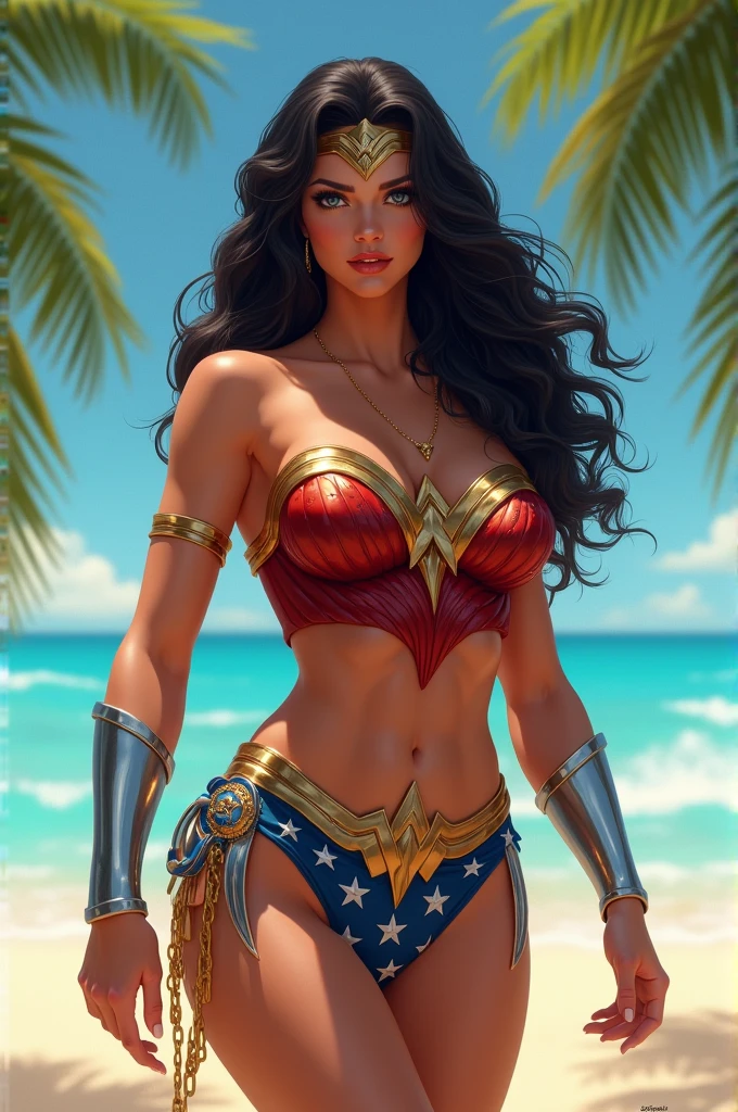 Wonder woman in bikini
