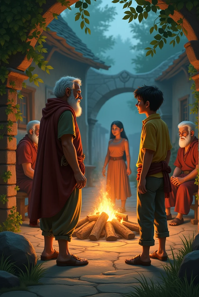 Pedro and an inseparable friend, There was a girl named Laura, standing together, they hear the elders speak of the Garden of Wishes, a magical place where any wish became reality, more than anyone had been able to find.