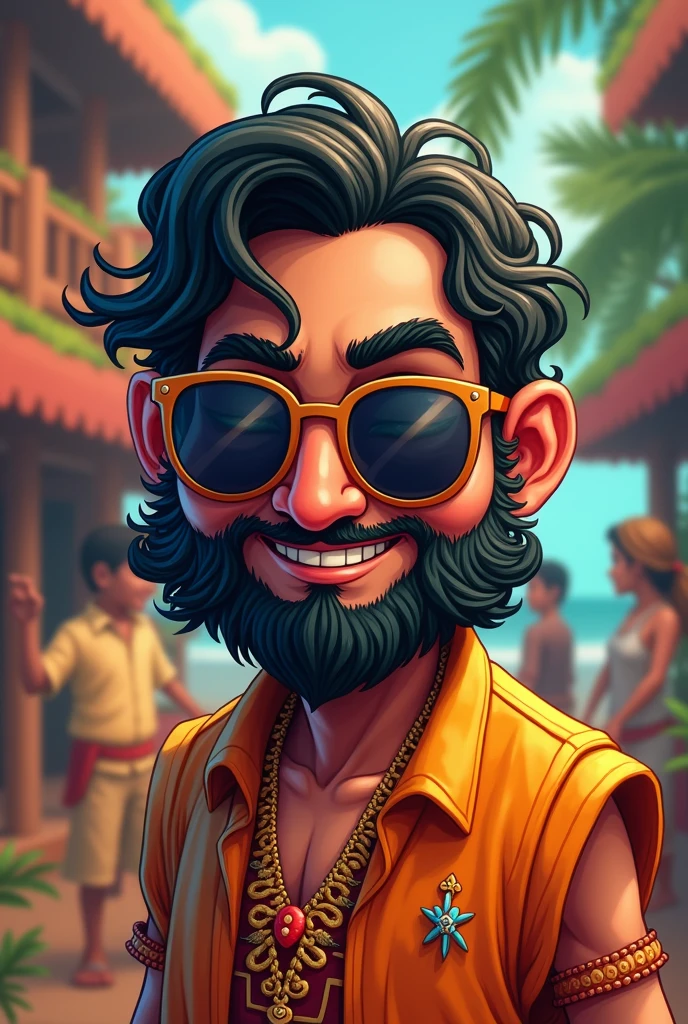 Funny
Maveli with sunglasses