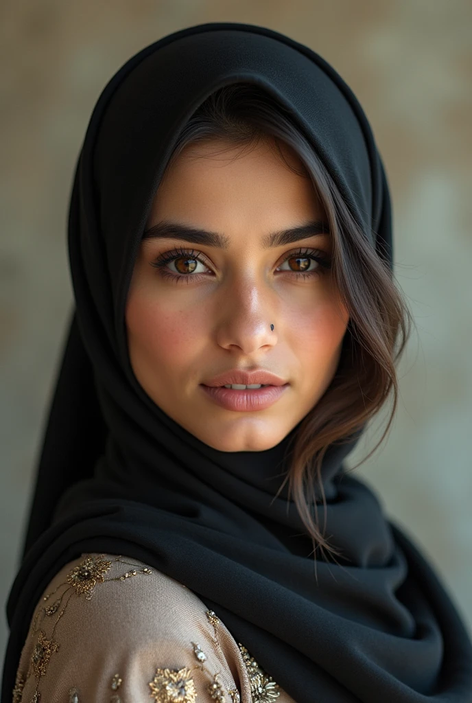 The image of a 28 year girl named shifa shahid from indian muslim