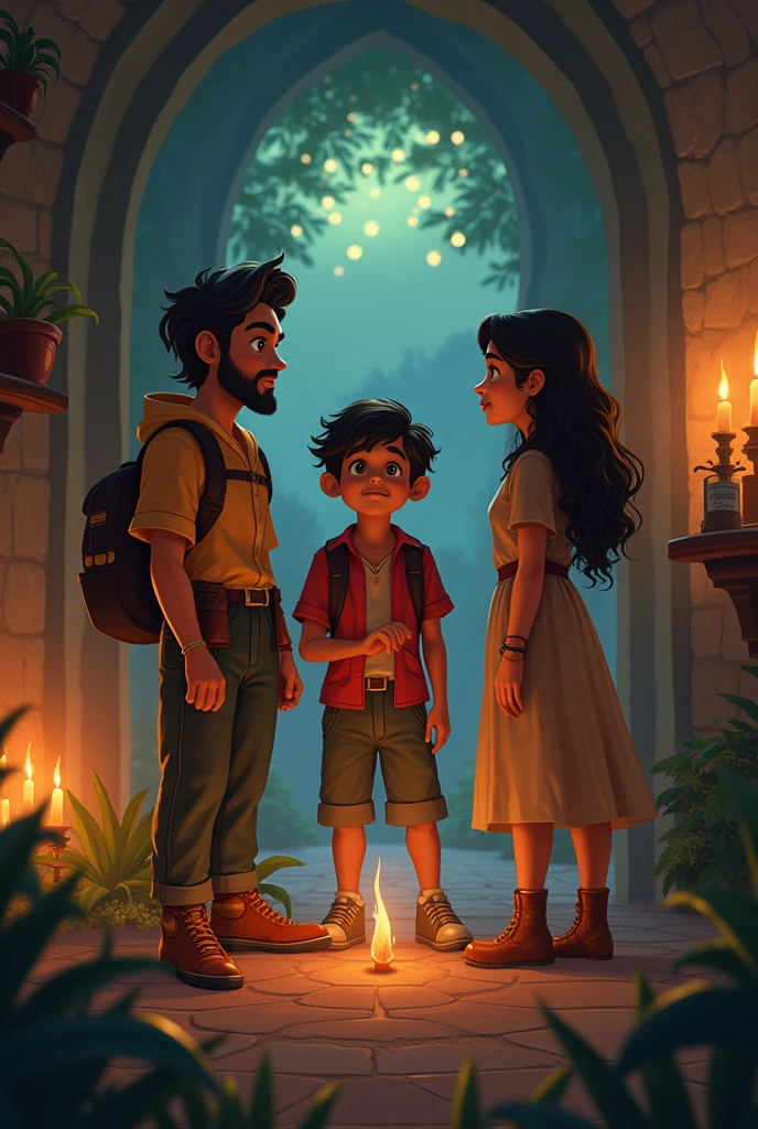 Pedro and an inseparable friend, There was a girl named Laura, standing together, they hear the elders speak of the Garden of Wishes, a magical place where any wish became reality, more than anyone had been able to find.