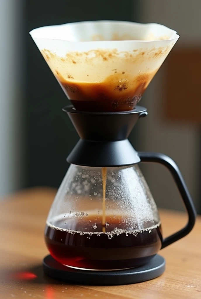 I need a coffee dripper has twist design. Like Hario V60 as sample. 
Made in glasses. Has rubber base and can be removable and in black color.
has paper filter on the top.
The whole design looks like Chemex dripper combine with Hario V60.
For the vessel, I need it in double walled glasses. Looks like the dripping water bottle. In twist design also.
I needed the whole thing is useful and pretty.
Whole things needs to be fashion

