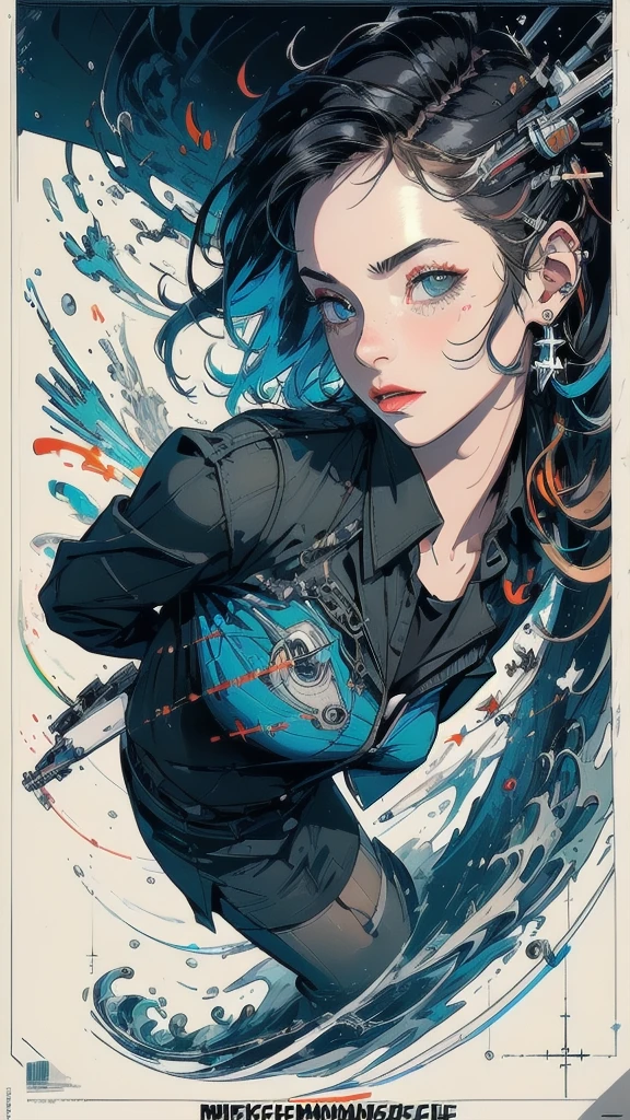 (((masterpiece, highest quality))),(((solo:1.2))),(((1girl:1.2))),32k wallpaper, very detailed, poster, vintage science fiction,(((((geometric cinematic movie poster))))), (bauhaus), shape,(((abstract))),(mid century modern),movie poster,(((((portfolio))))),(((((Close-up))))),(((((bust up))))),((((more various angle)))),(((highlight))),((((heterochromia)))),(((complete. detailed face))),(((Extremely talented))),(((((most complecated machine))))),(((((unlimited mechanic Workaholic))))),(((Absolutely detailed Mighty machines background))),((((phenomenal dynamic poses))))