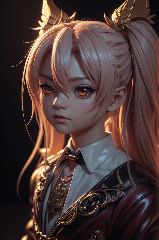 a chibi Lucifer, 3D render, intricate details, hyperrealistic, smooth shading, dynamic lighting, vivid colors, glossy materials, ethereal atmosphere, cinematic composition, masterpiece, (best quality,4k,8k,highres,masterpiece:1.2),ultra-detailed,(realistic,photorealistic,photo-realistic:1.37)