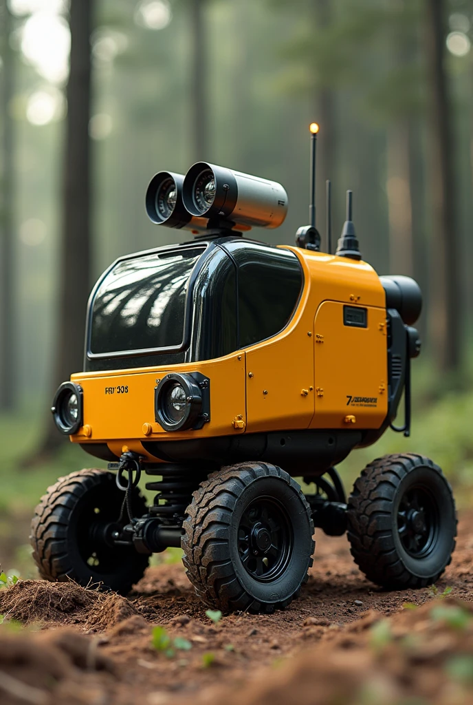 Make a forest fire prevention.This one modeled after the curiosity rover. Where it would be a small similar to a wall-e but more functional and more modern design. The design is that it have ONE 360 degree camera at the top to look around the forest to see whether there is a things could make a fire. And also at the back of the machine would have a cable telephone for calling the emergency. There is a the radar to connect with the satellite beside the camera where it can put down easily. There is also a foam tube outside the machine to prevent the small fire(no hand). The wheel it use the one that use the same as nasa use in the mars to explore.