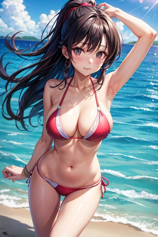 Shizuka Minamoto in a bikini