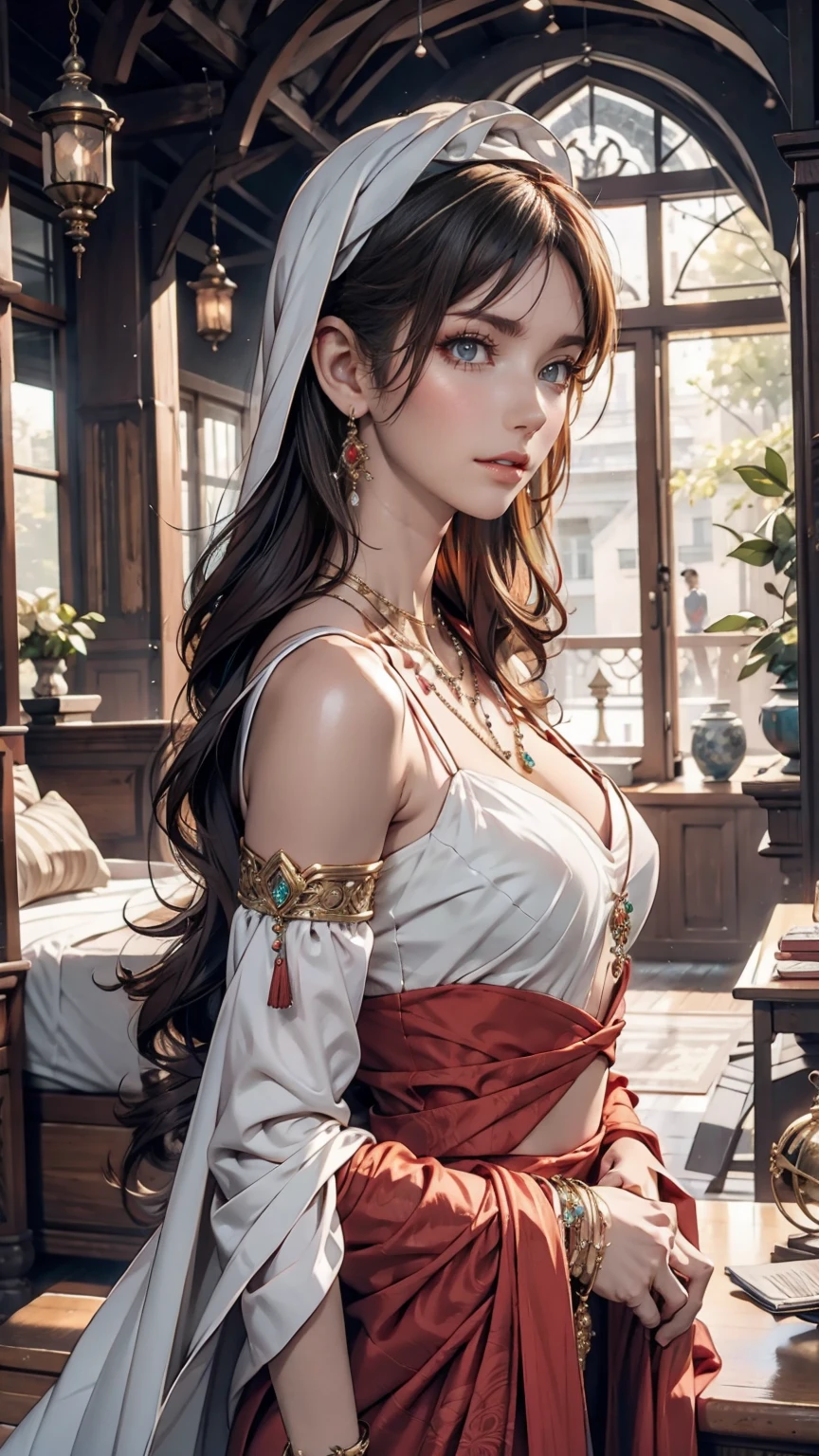 Antique cool beauty