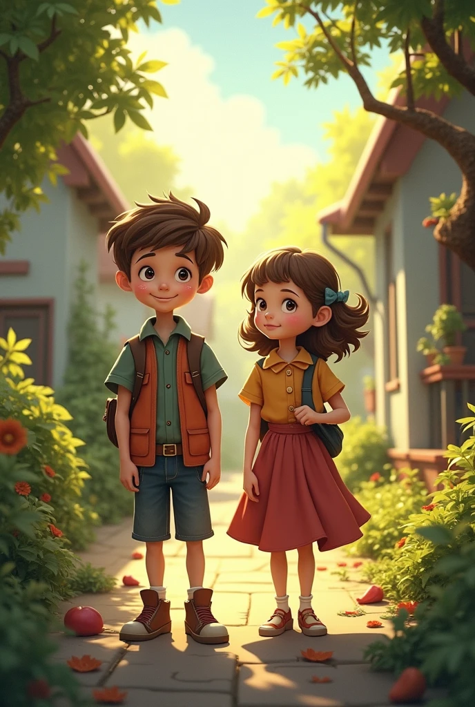 One Morning, the children, Peter and Laura, They had the idea that it was time to unravel the mystery