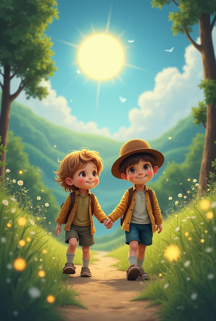 One Morning, the children, Peter and Laura, They had the idea that it was time to unravel the mystery
