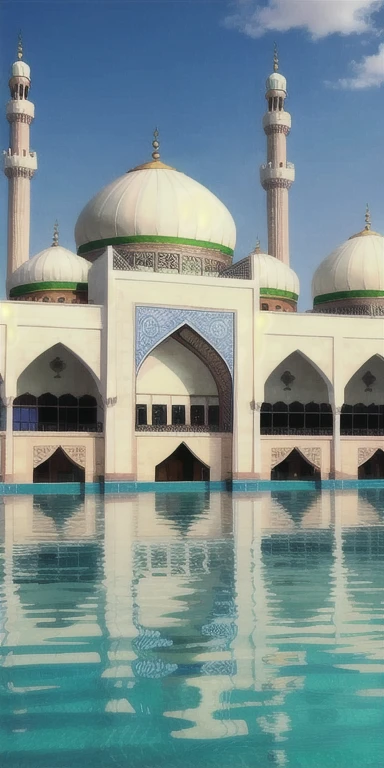 Mostly beautiful mosque image generate 